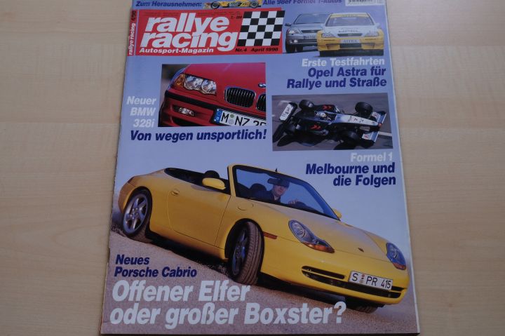 Deckblatt Rallye Racing (04/1998)